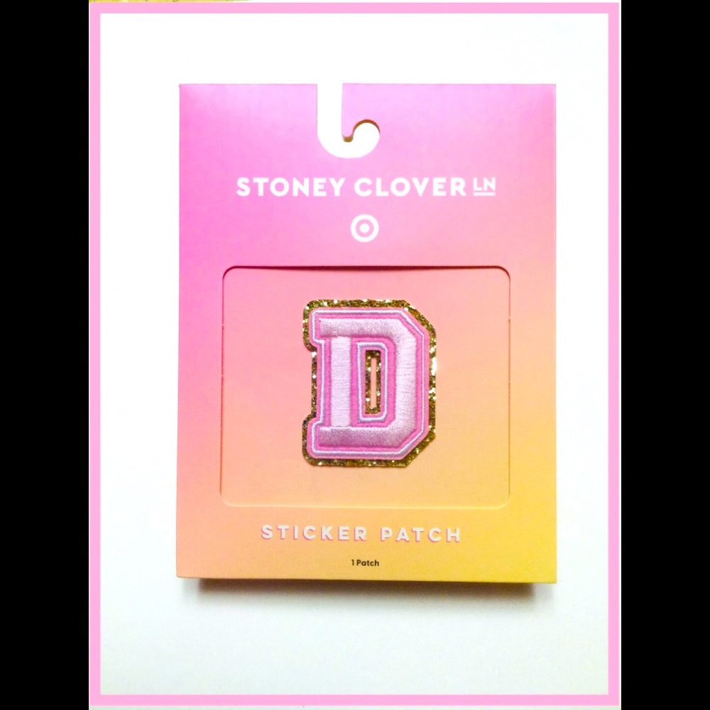 STONEY CLOVER LANE x TARGET LETTER STICKER PATCH D